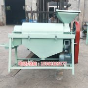 水稻脫芒機，黑龍江水稻打毛機、家用水稻去芒機，水稻脫芒機裝車
